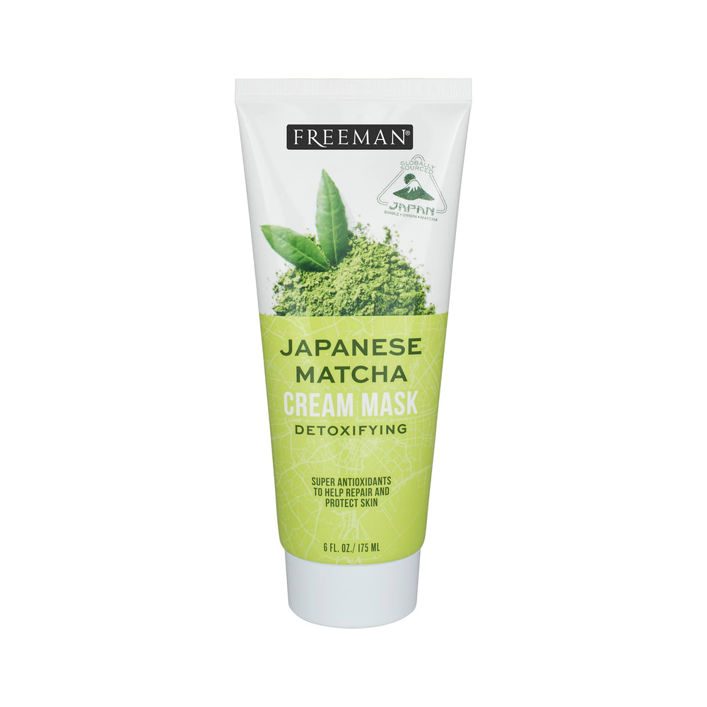 Freeman Exotic Blends Japanese Matcha Cream Mask tube front for detoxifying care