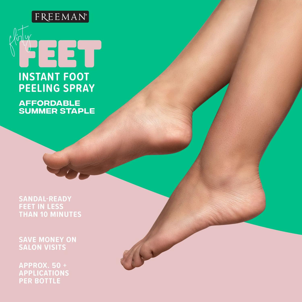 Coconut and aloe ingredients in Freeman Flirty Feet formula
