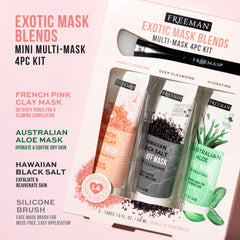 Freeman Mezclas Exóticas: mascarilla sal negra hawaiana exfolia suavemente
