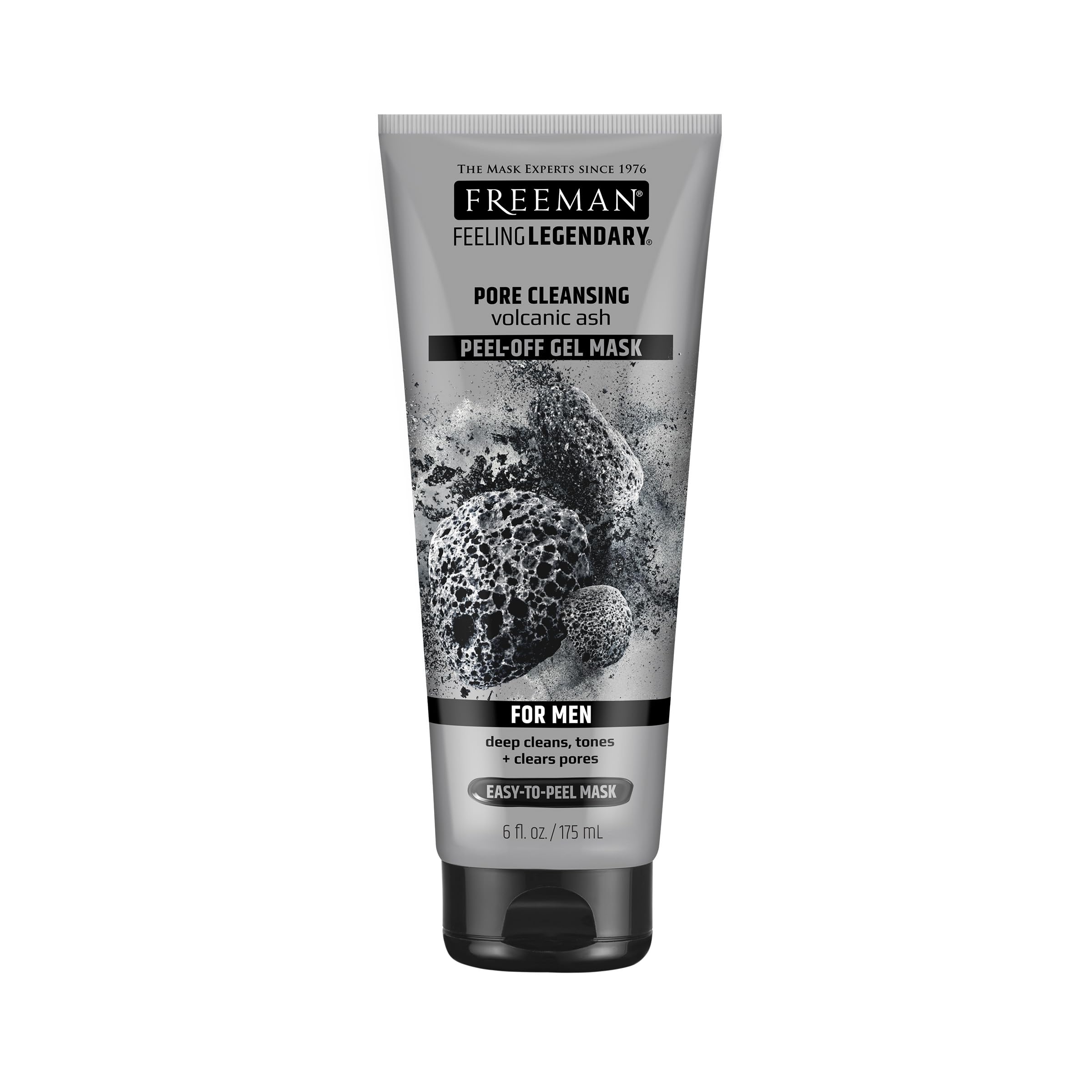 Freeman Pore Clearing volcanic ash mask tube for deep cleansing without over-drying.