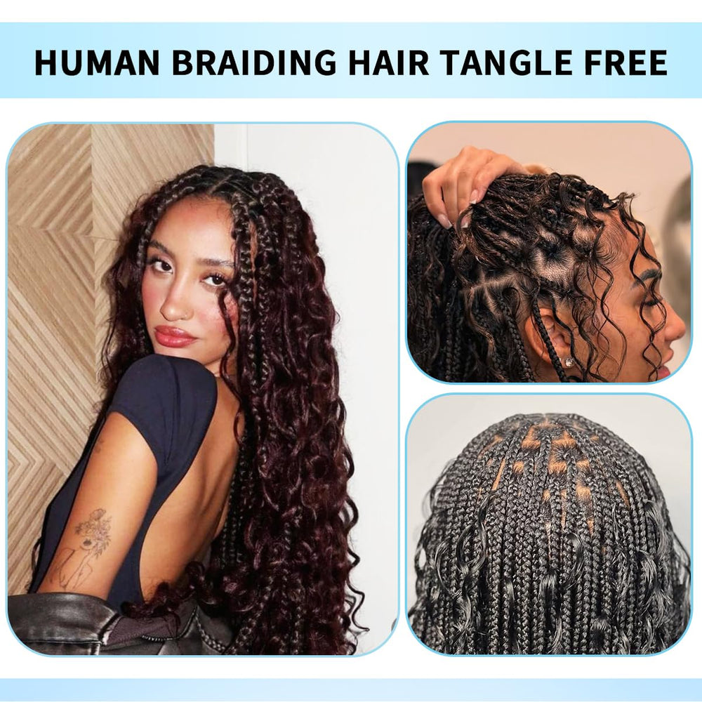 Freemiss boho braids knotless style hair for festival looks