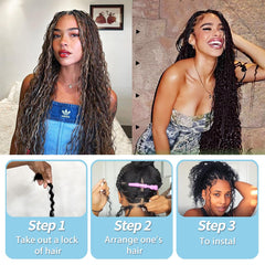 Freemiss natural color braiding hair bulk, soft and elastic