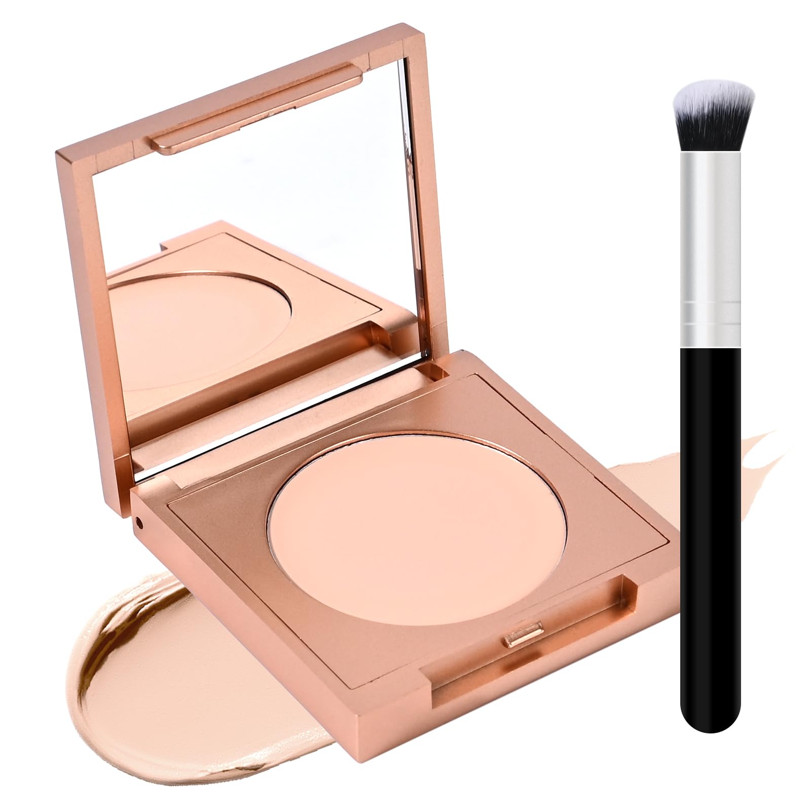 FREEORR corrector-ojeras con pincel para un aspecto más fresco.