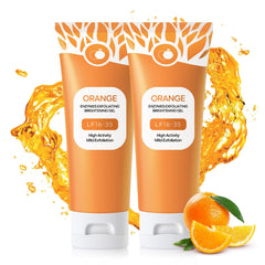 Freeorr gel exfoliante naranja para cara, exfolia suavemente y limpia poros.