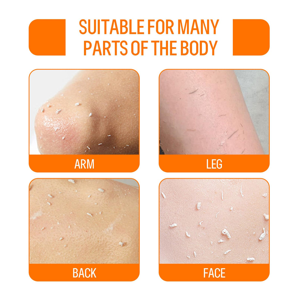 Freeorr gel exfoliante naranja, masaje facial para hidratación duradera.