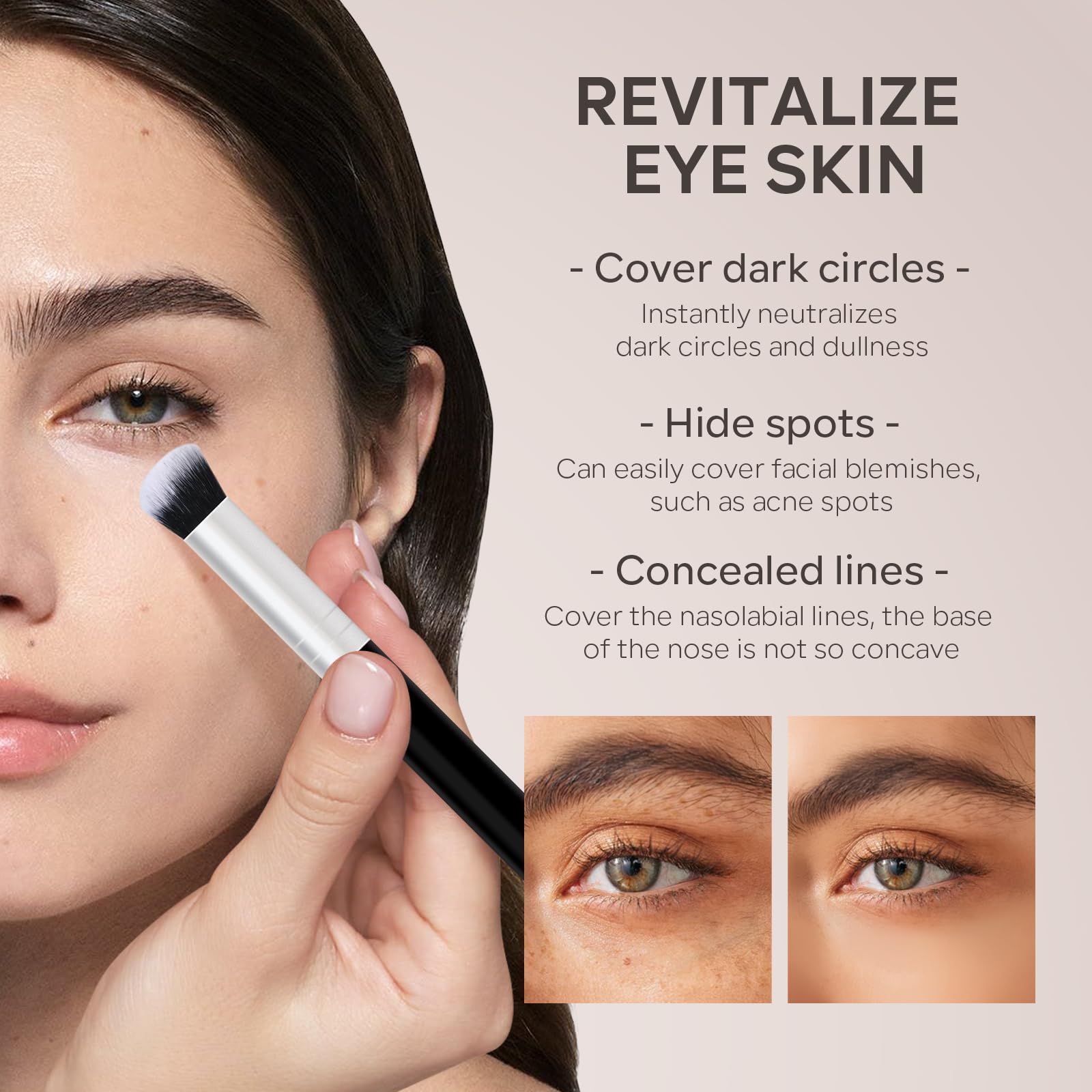 FREEORR hidratante para ojos mantiene la piel suave sin sensación grasa.