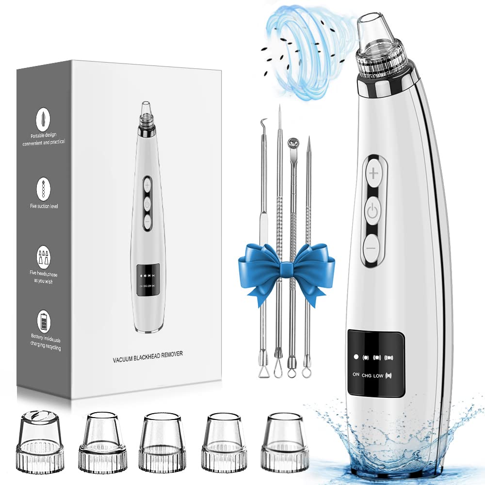FREESHOW Blackhead Vacuum with suction levels for deep pore cleansing.