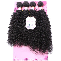 Frelyn kinky curly bundles front view shows natural texture and soft touch for everyday wear