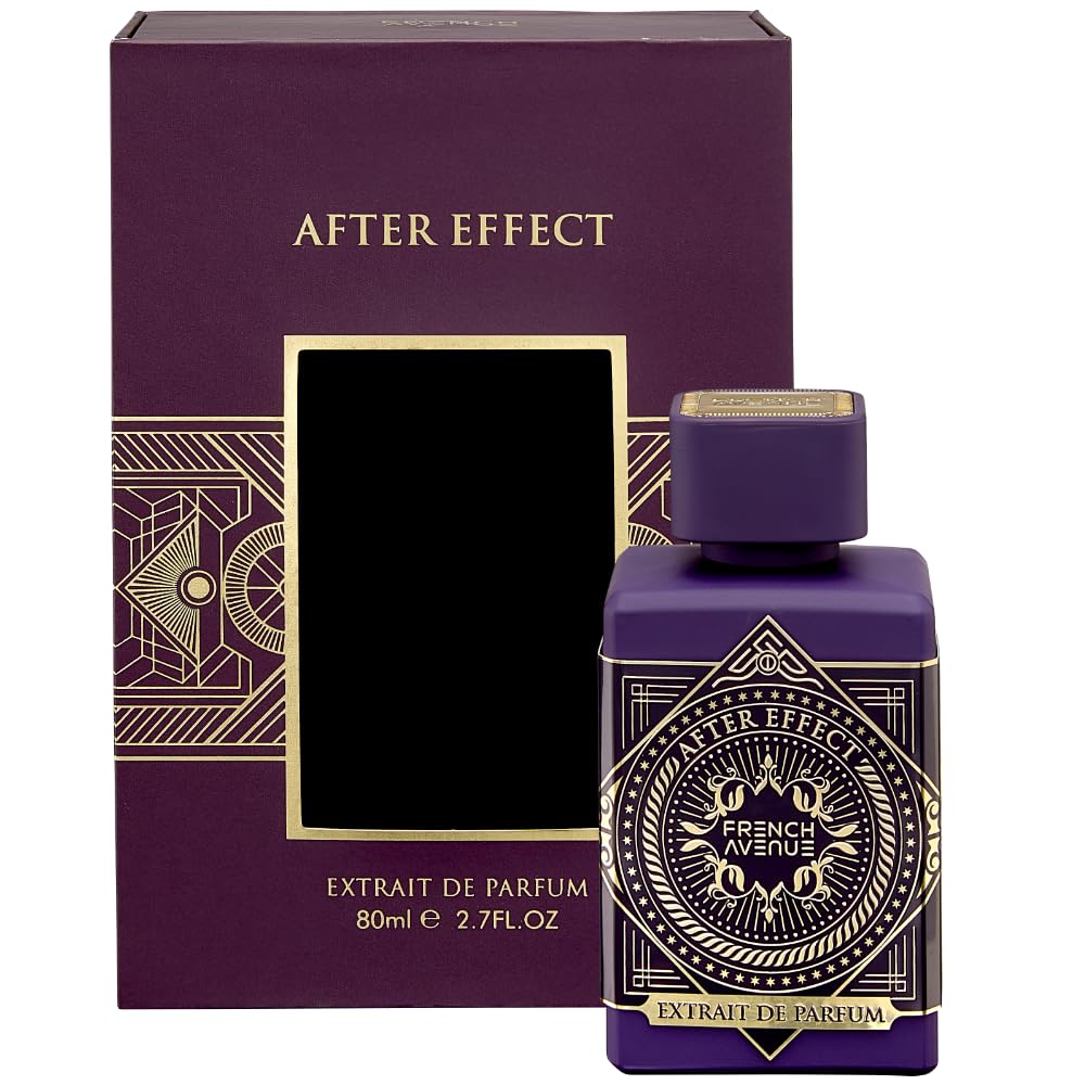 French Avenue After Effect Extrait EDP amber tone image, warm and inviting.
