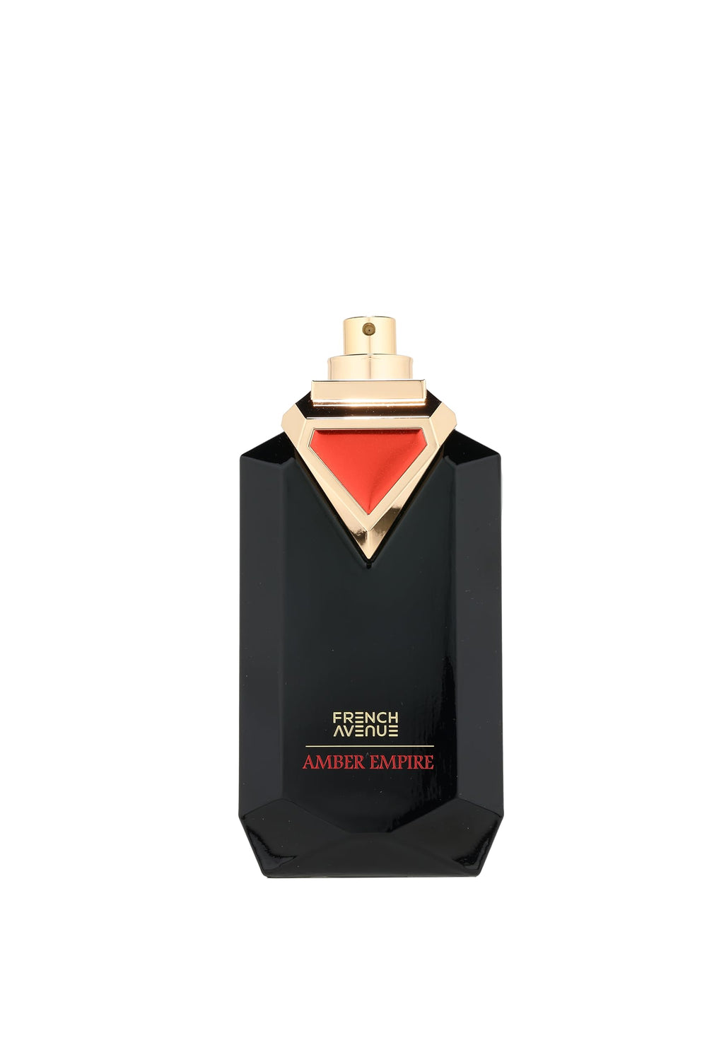 French Avenue Amber Empire EDP 100ml box highlights premium packaging.