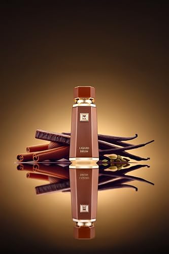 French Avenue Liquid Brun bottle pour suggests spicy-citrus opening with long-lasting impression.