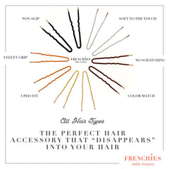 Frenchies French Twist 3in large hair pin for robust updo hold.