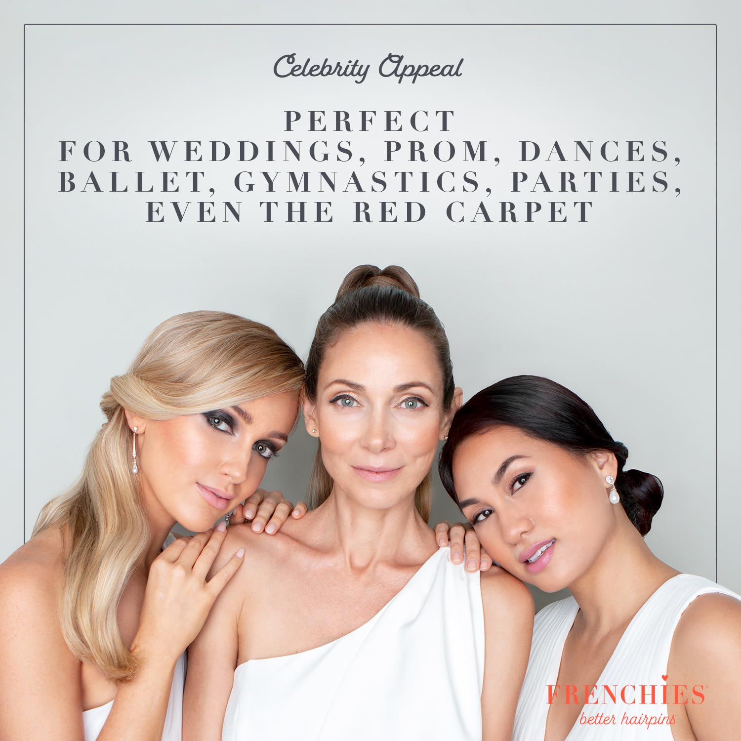 Frenchies French Twist pins perfect for weddings and proms.