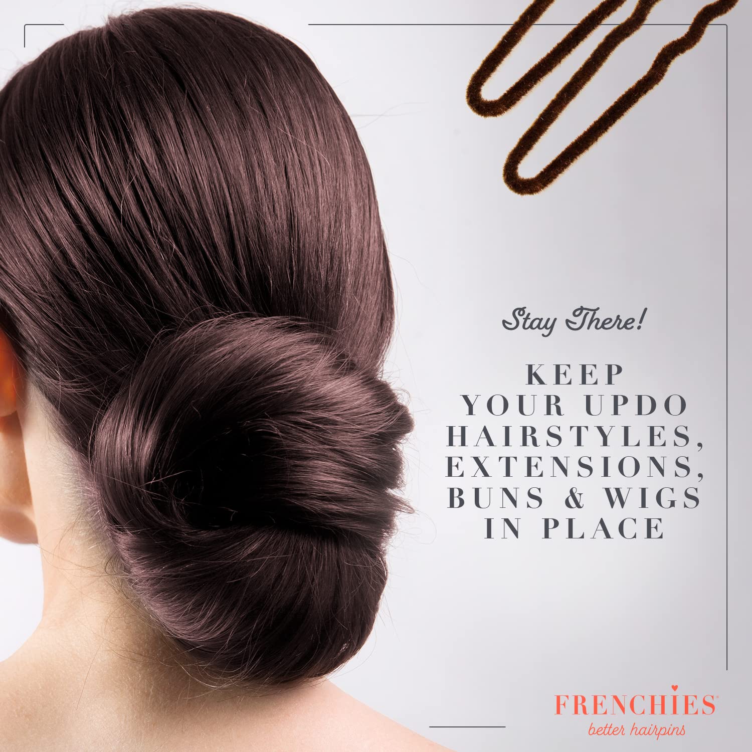 Frenchies horquilla francesa twist para peinados recogidos con suavidad y seguridad.