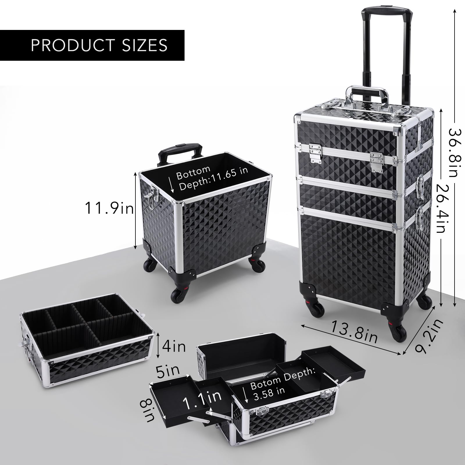 Frenessa 3-in-1 transformable design adapts to your workflow.