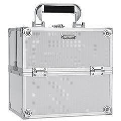 FRENESSA Makeup Train Case front view highlights compact, portable organization.