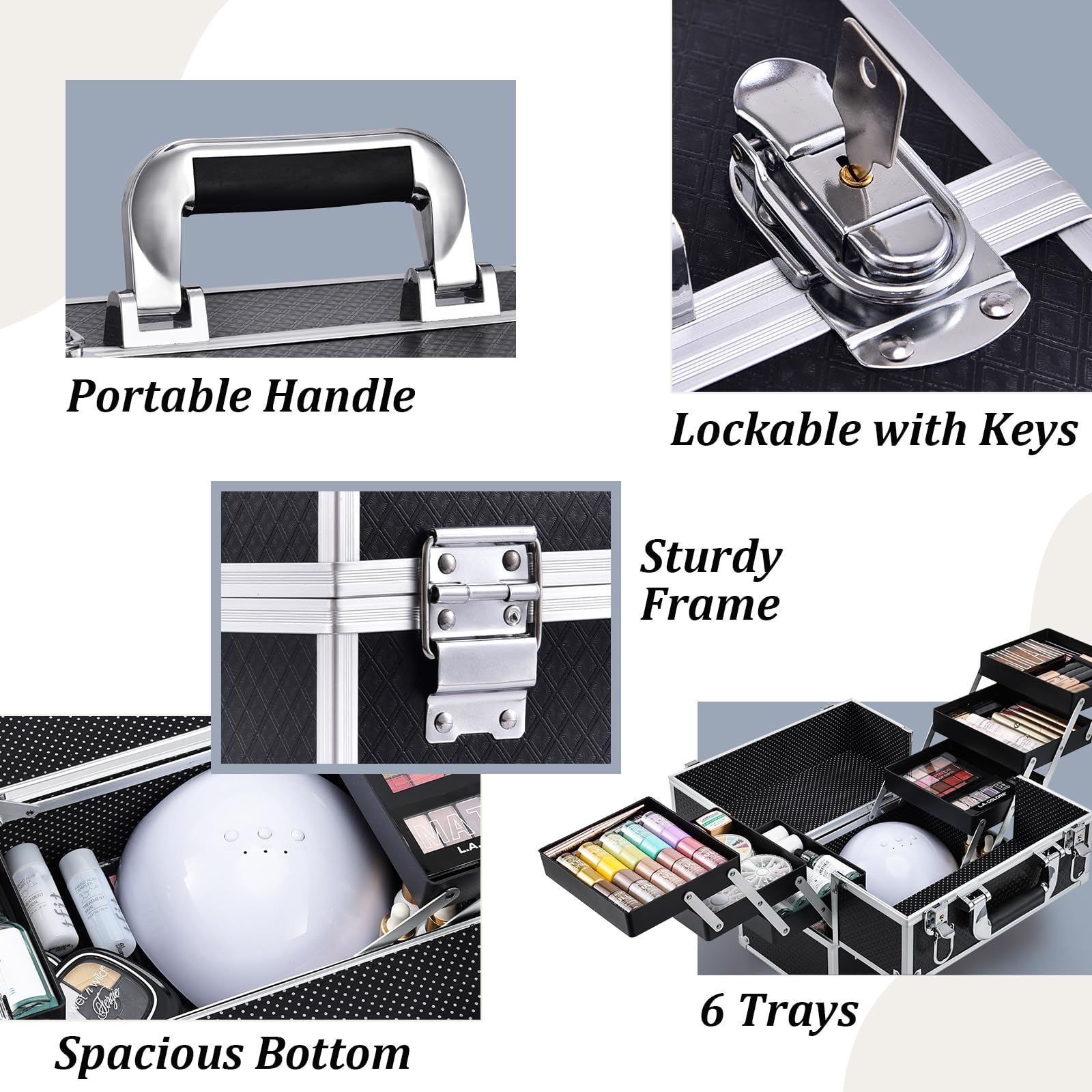 FRENESSA locking mechanism ensures security during trips