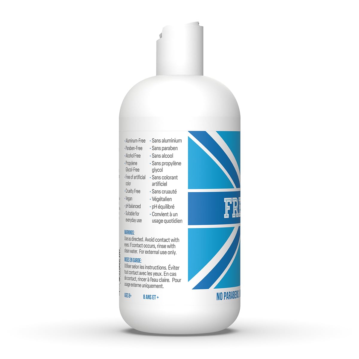 Fresh Kidz dos en uno para ducha y cabello infantil.