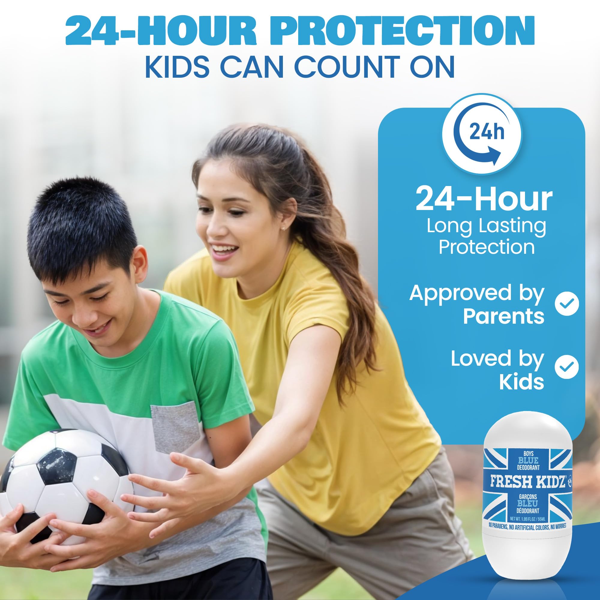 Fresh Kidz used by kids during sports for reliable freshness.