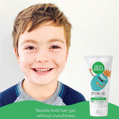 Envase de Fresh Monster Gel para niños con tapa segura para uso diario.