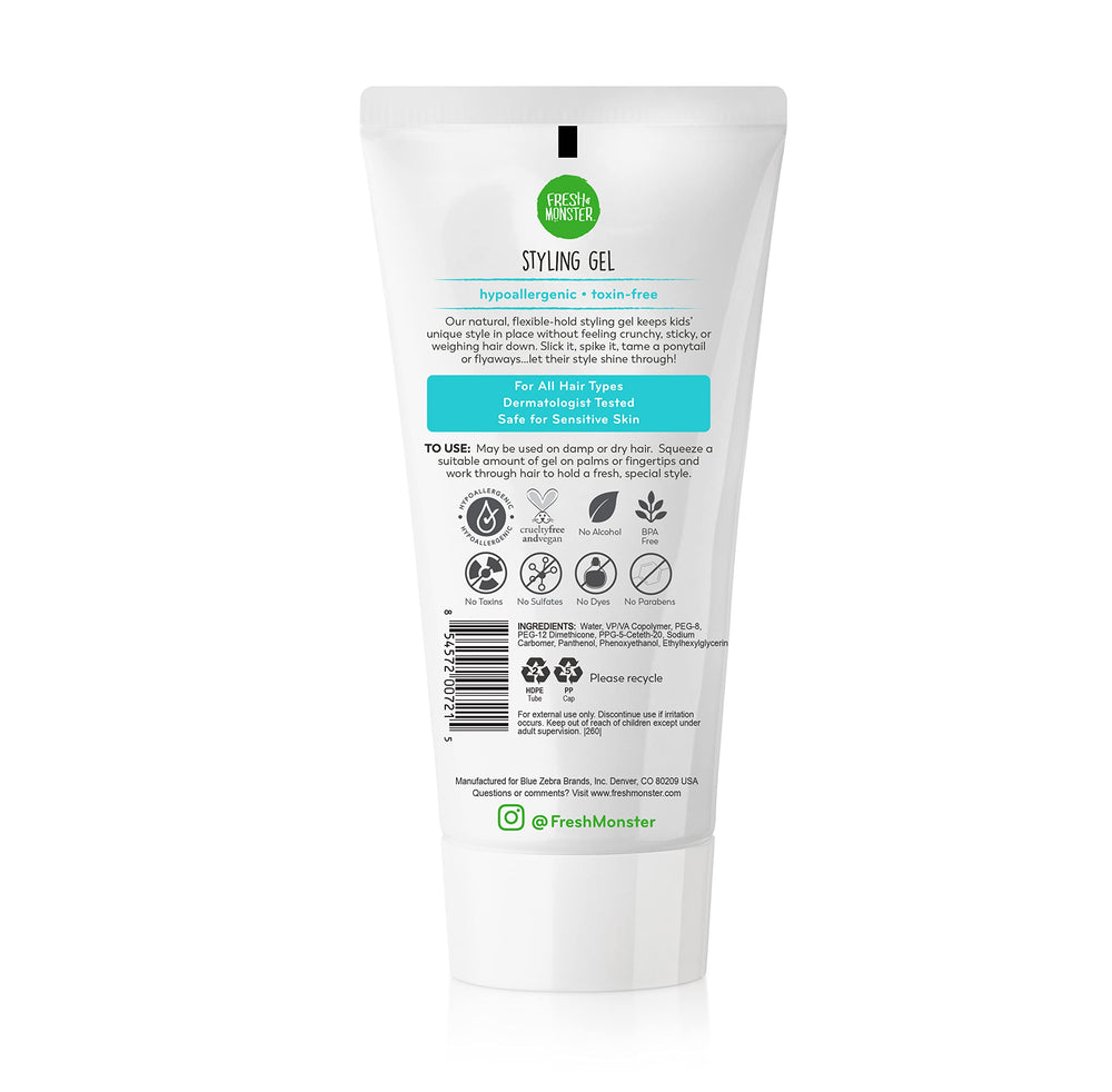 Textura suave del gel para niños, ofrece fijación flexible sin resistencia.