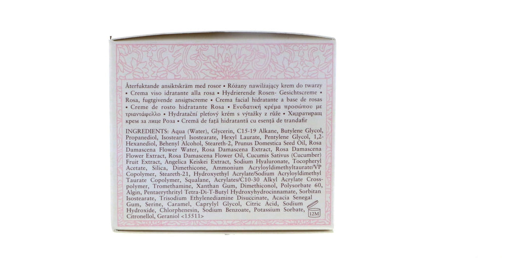 Fresh Rose Deep Hydration ingredient label hints at clean beauty.