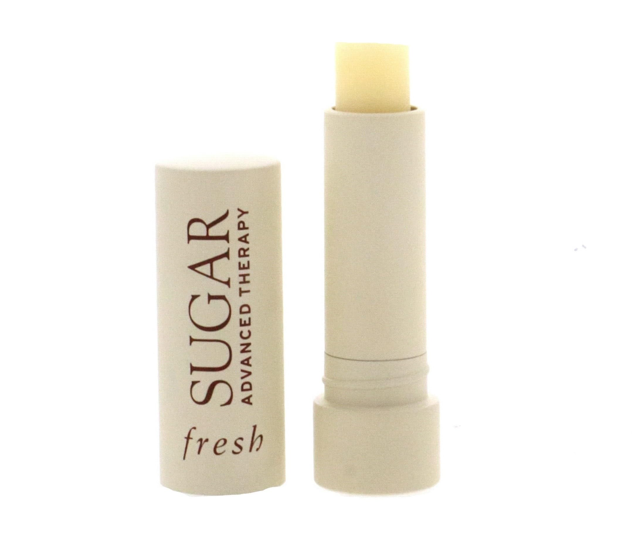 Applying Fresh Sugar Advanced Therapy lip treatment provides smooth moisture