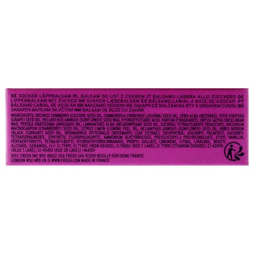 Envase elegante de Fresh Sugar Lip Treatment para retoques rápidos