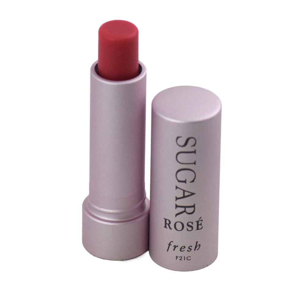 Fresh Sugar Lip Treatment SPF 15 Rose tube provides sun protection and hydration.