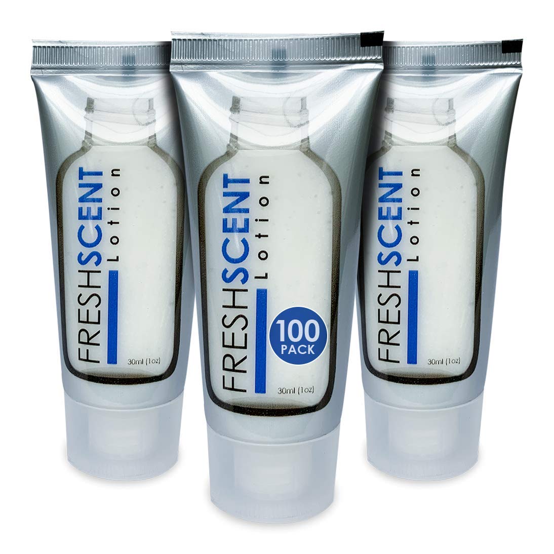 Freshscent lotion 1oz tube ready for hotel amenities and guest rooms.