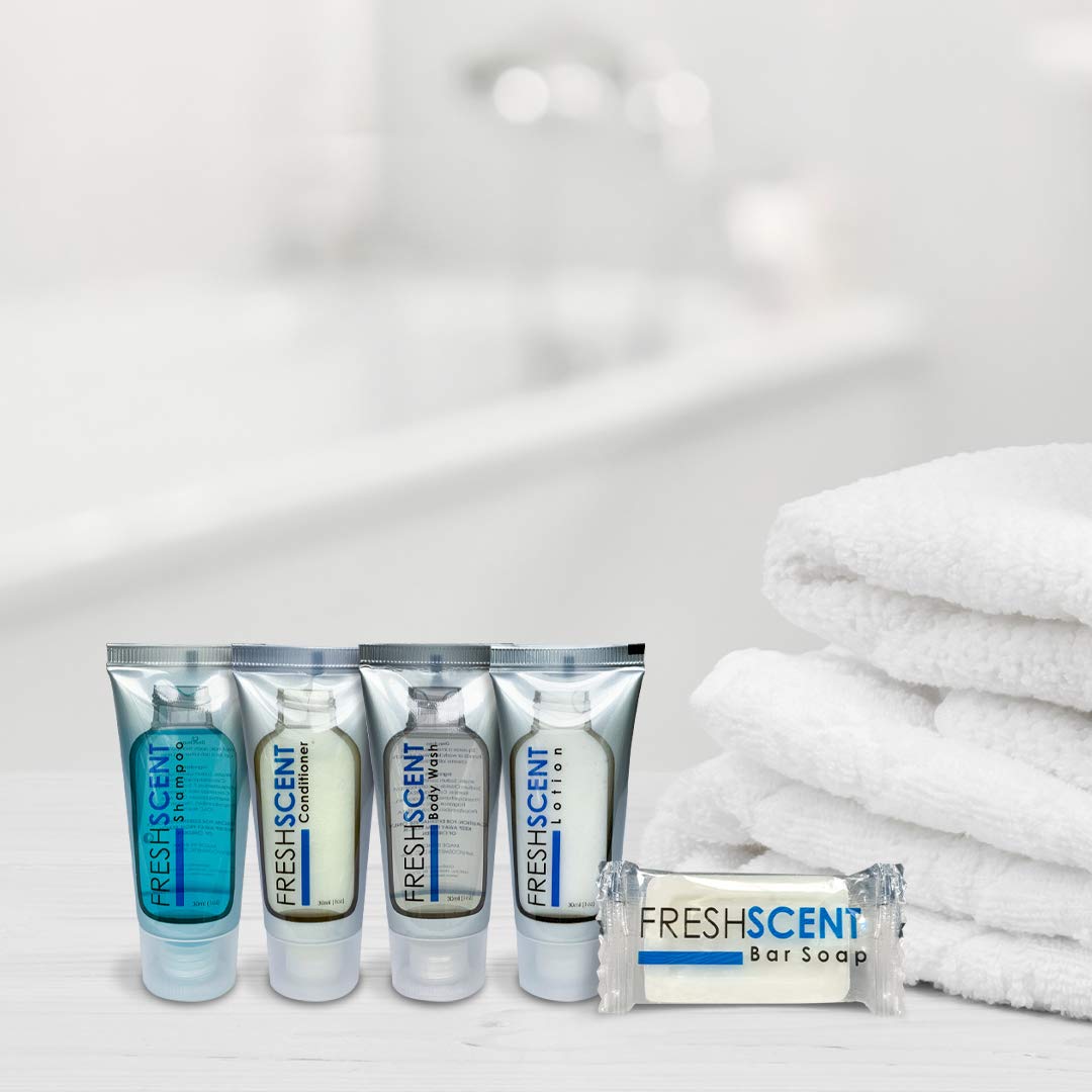 Freshscent vertical clear bottle-inspired design fits any décor