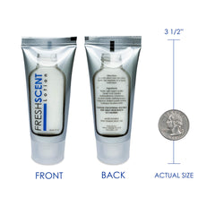 Freshscent lotion with twist-off cap for easy access.
