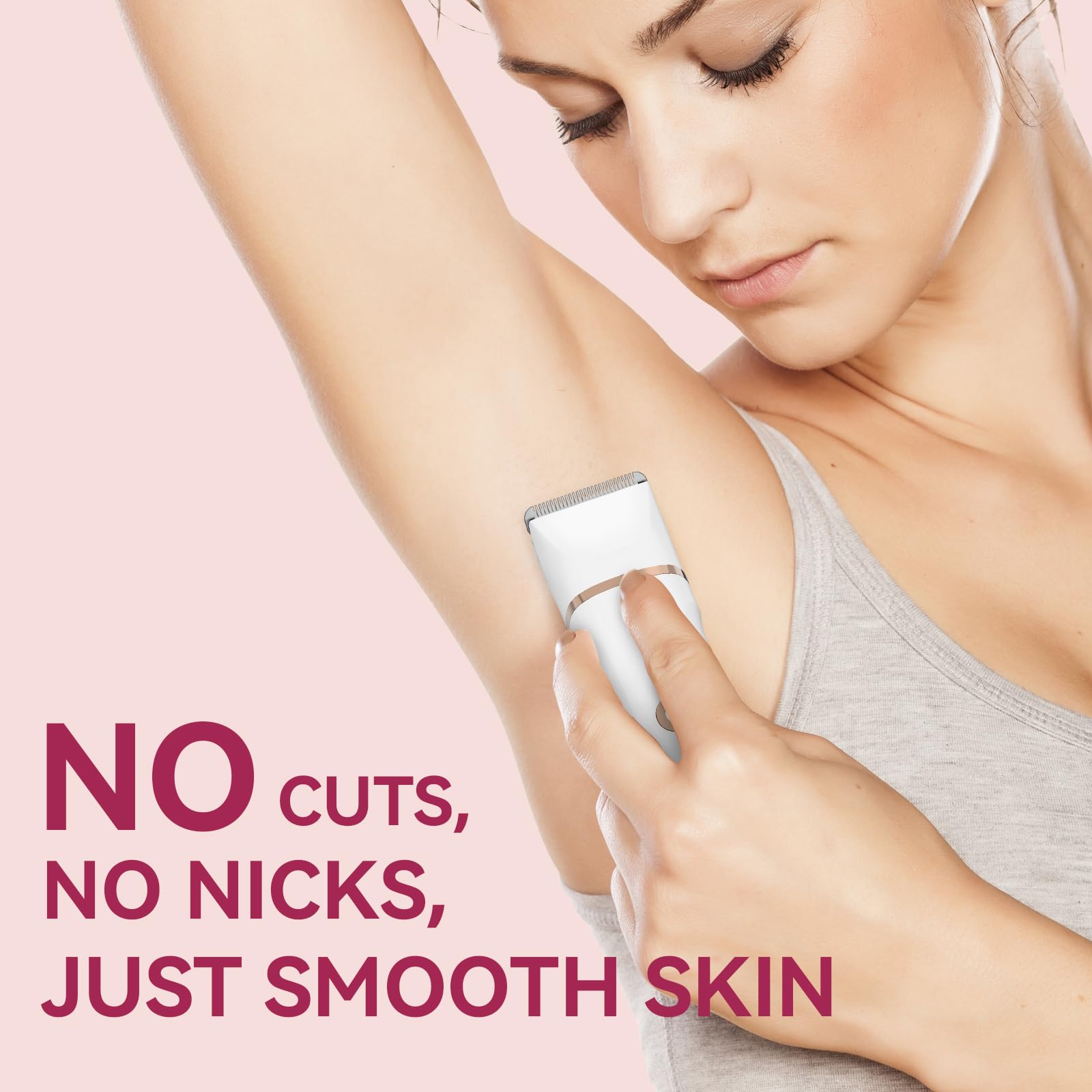 Freyars facial hair remover head delivers gentle, smooth facial trimming.