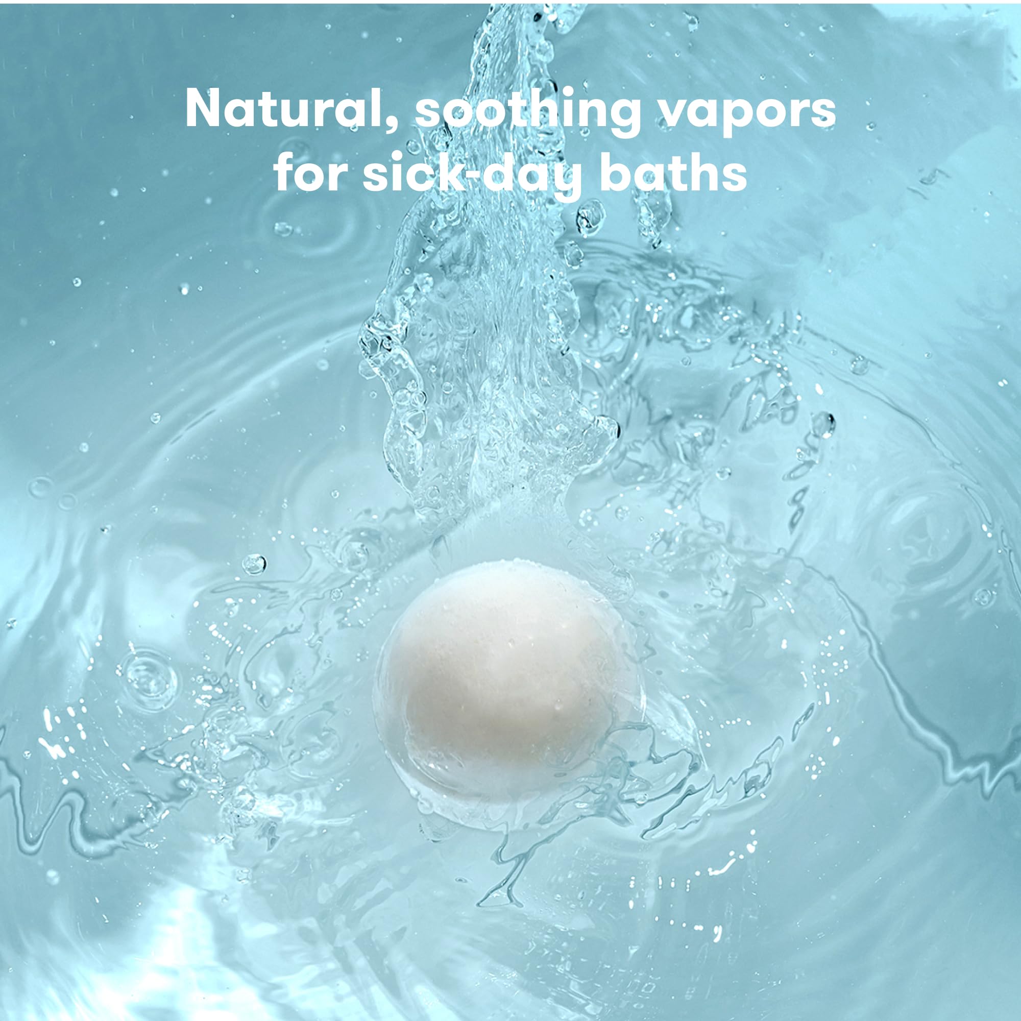 Frida Baby Bomba Vapor Lavanda y Eucalipto, uso suave para el baño de niños.