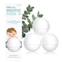 Frida Baby Bombas Vapor Naturales, caja de 3, aroma calmante para noches de resfriado.