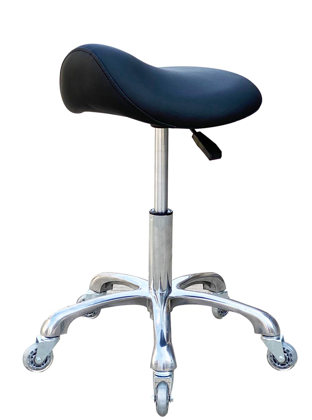 FRNIAMC saddle stool with ergonomic design supports posture during long sessions.