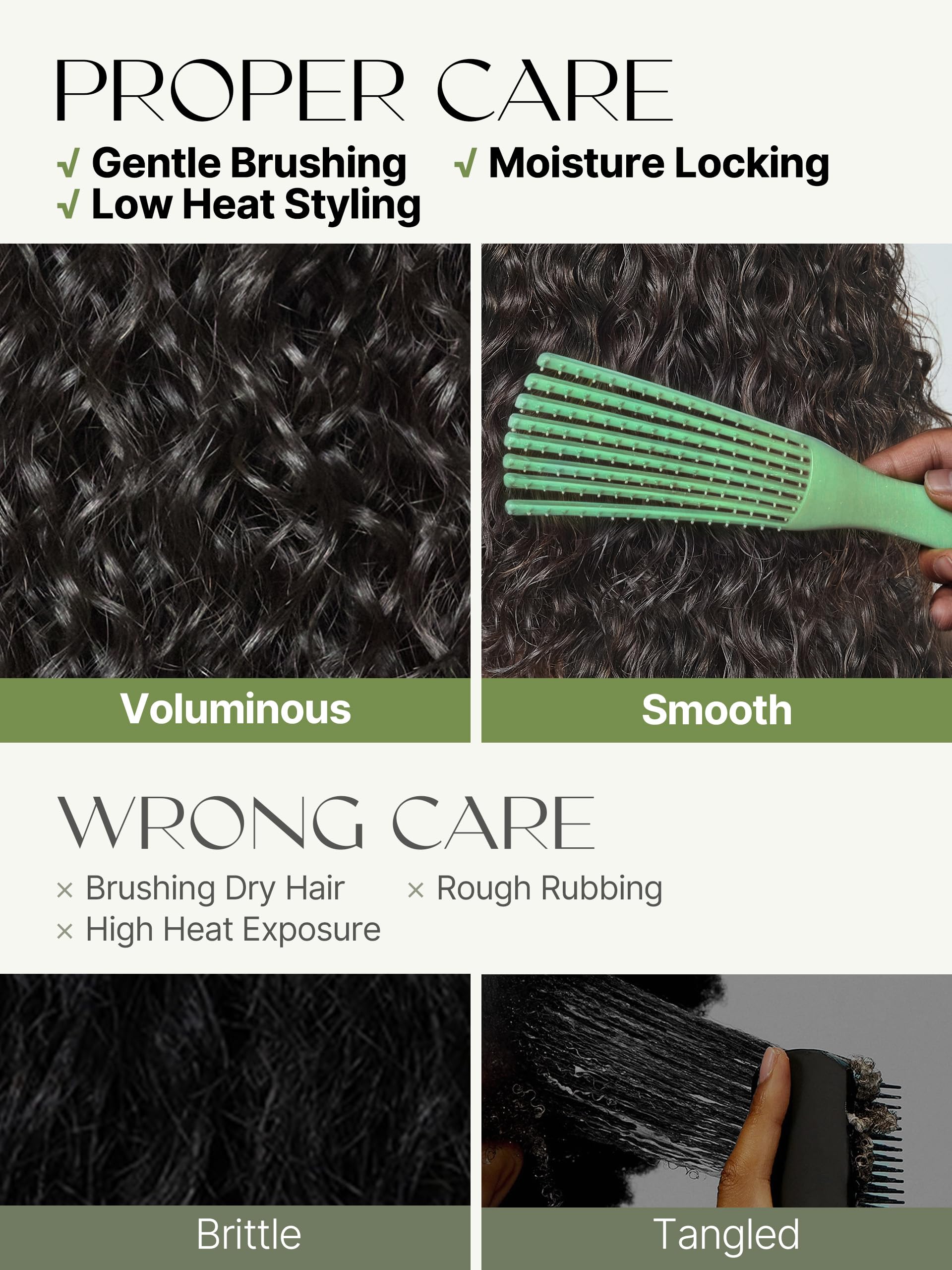 Frodio Curly Half Wig delivers natural scalp look and simple restyling.