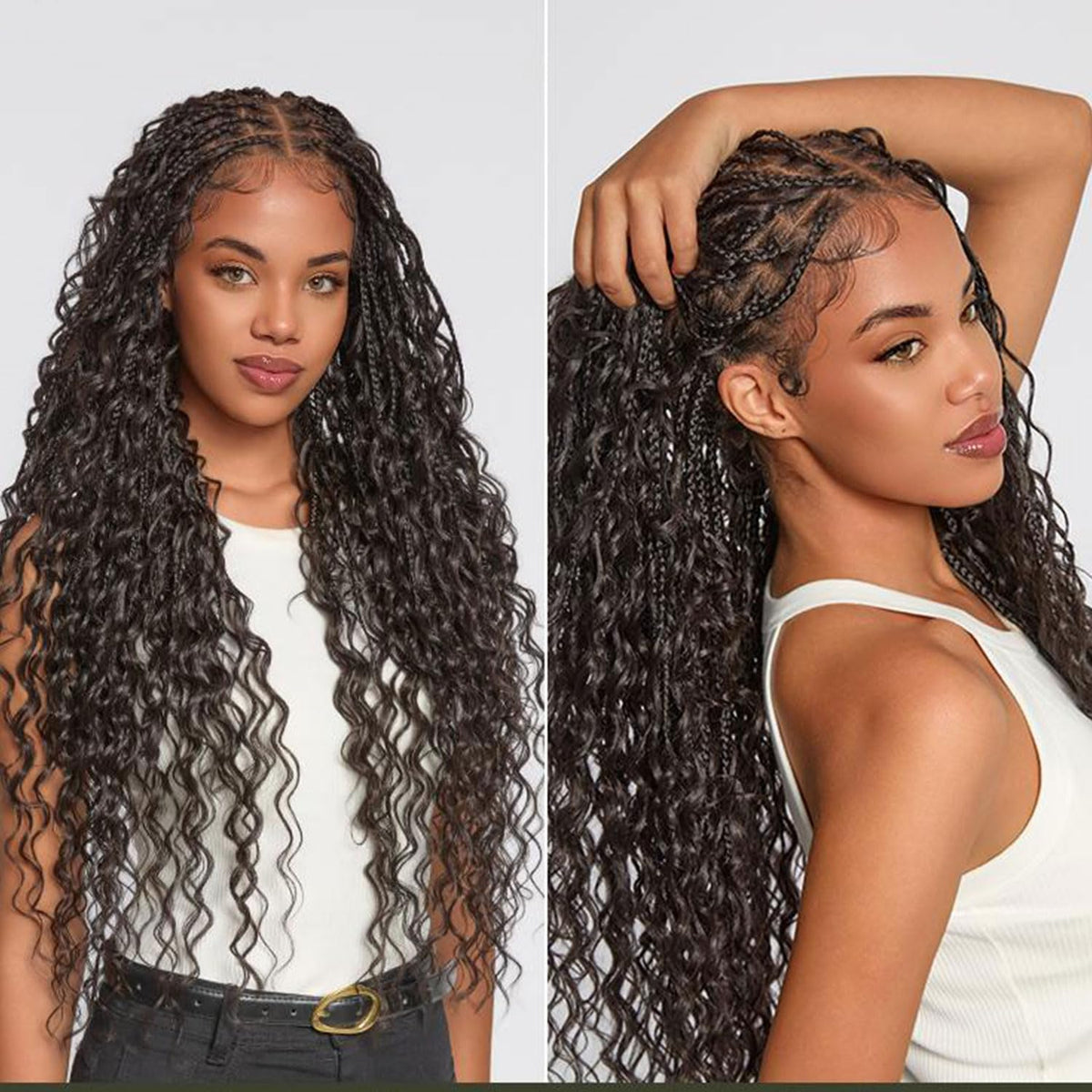 Frodio Veralux full lace braided wig 360 look for seamless styling and natural parting.