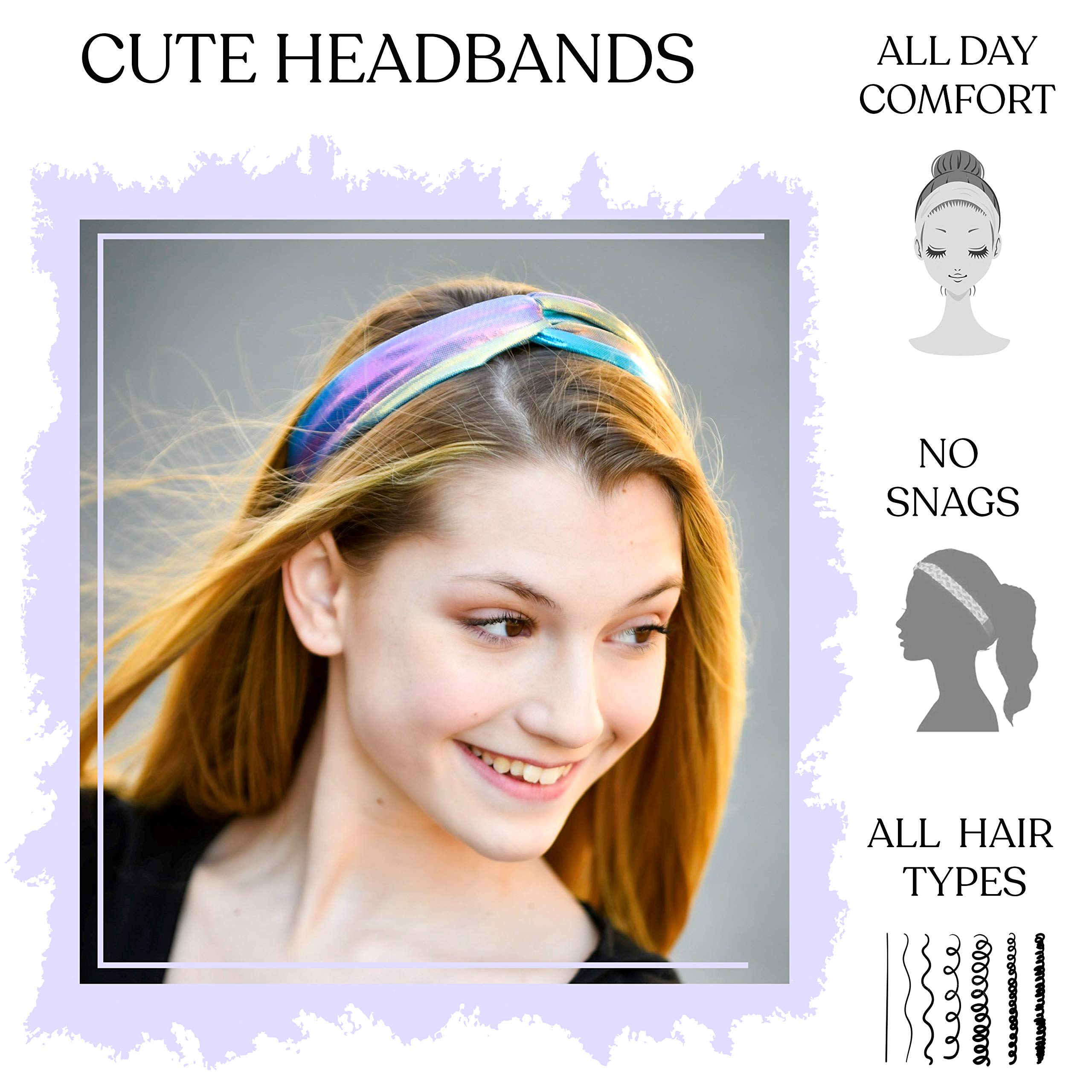 Diadema bandana sirena arcoiris de FROG SAC, perfecto para looks.