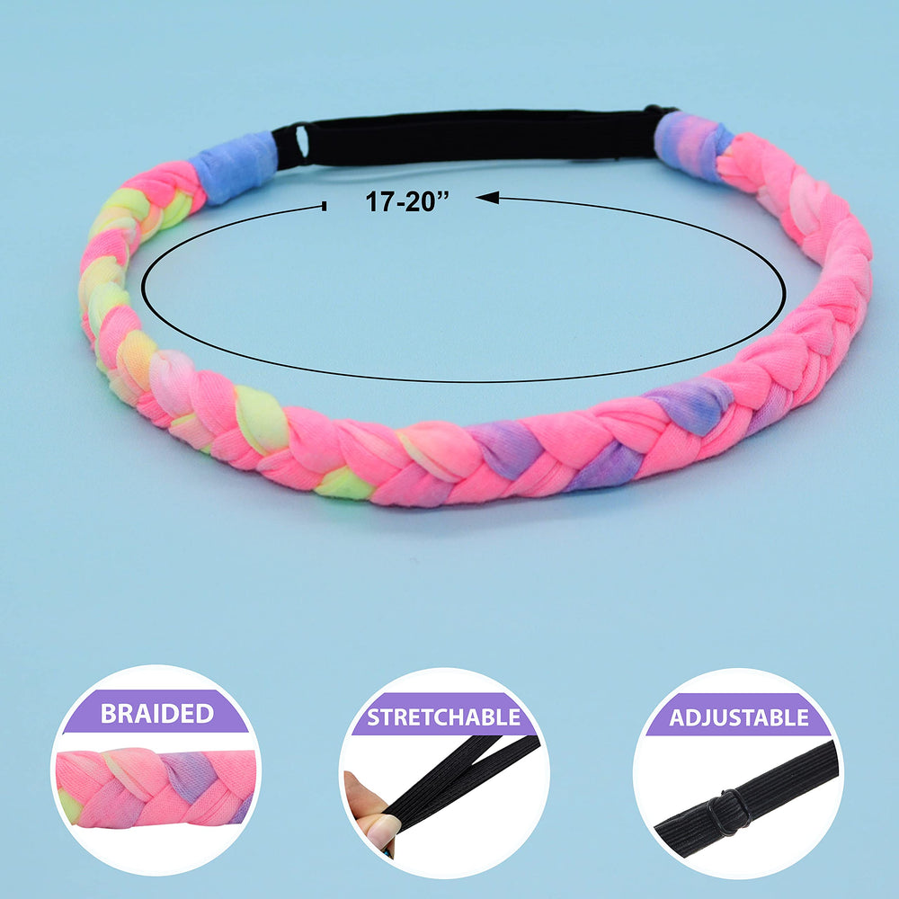 Frog Sac diadema moda para niñas, estilo arcoíris para completar atuendos.