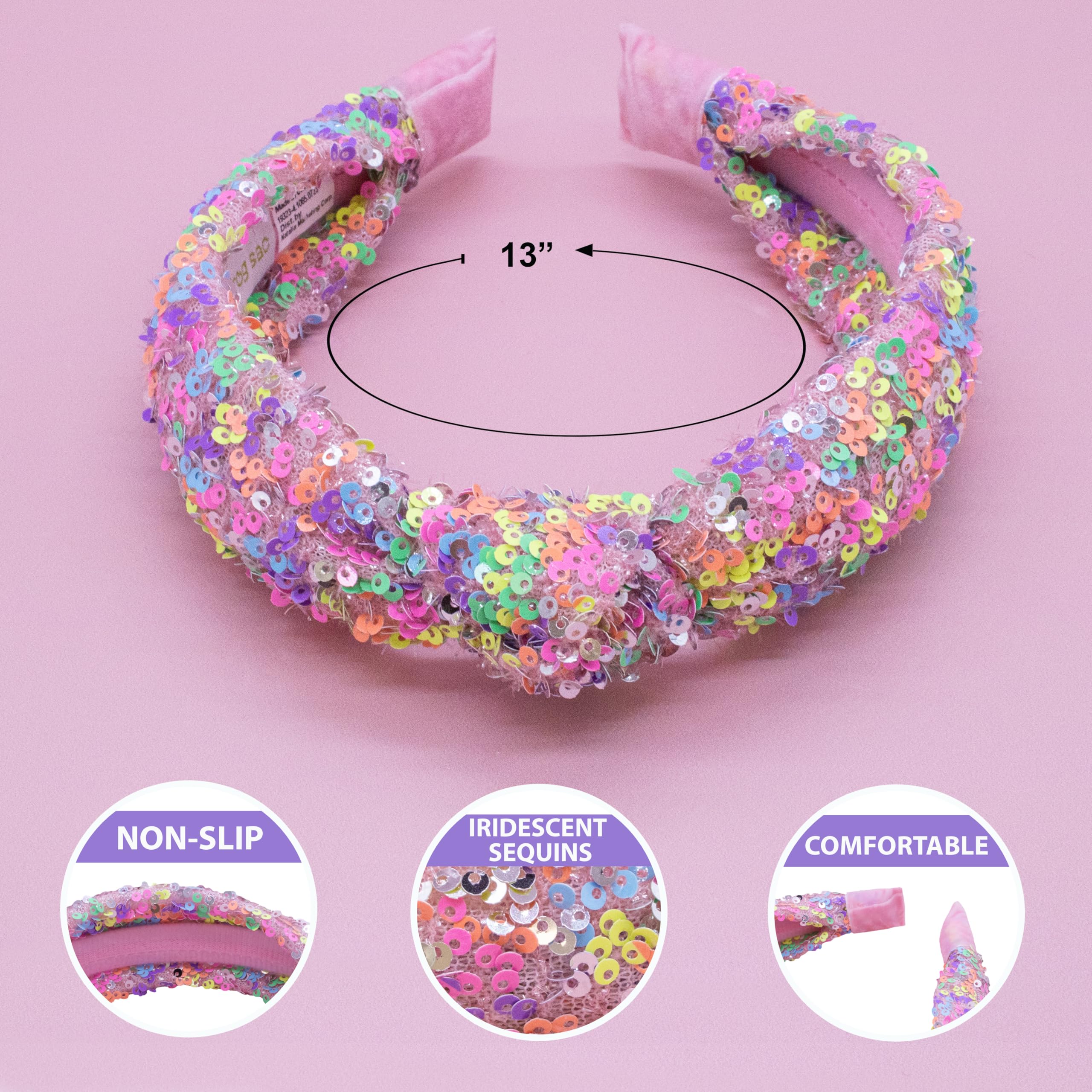 Diadema FROG SAC nudo con diseño juvenil para looks de moda.