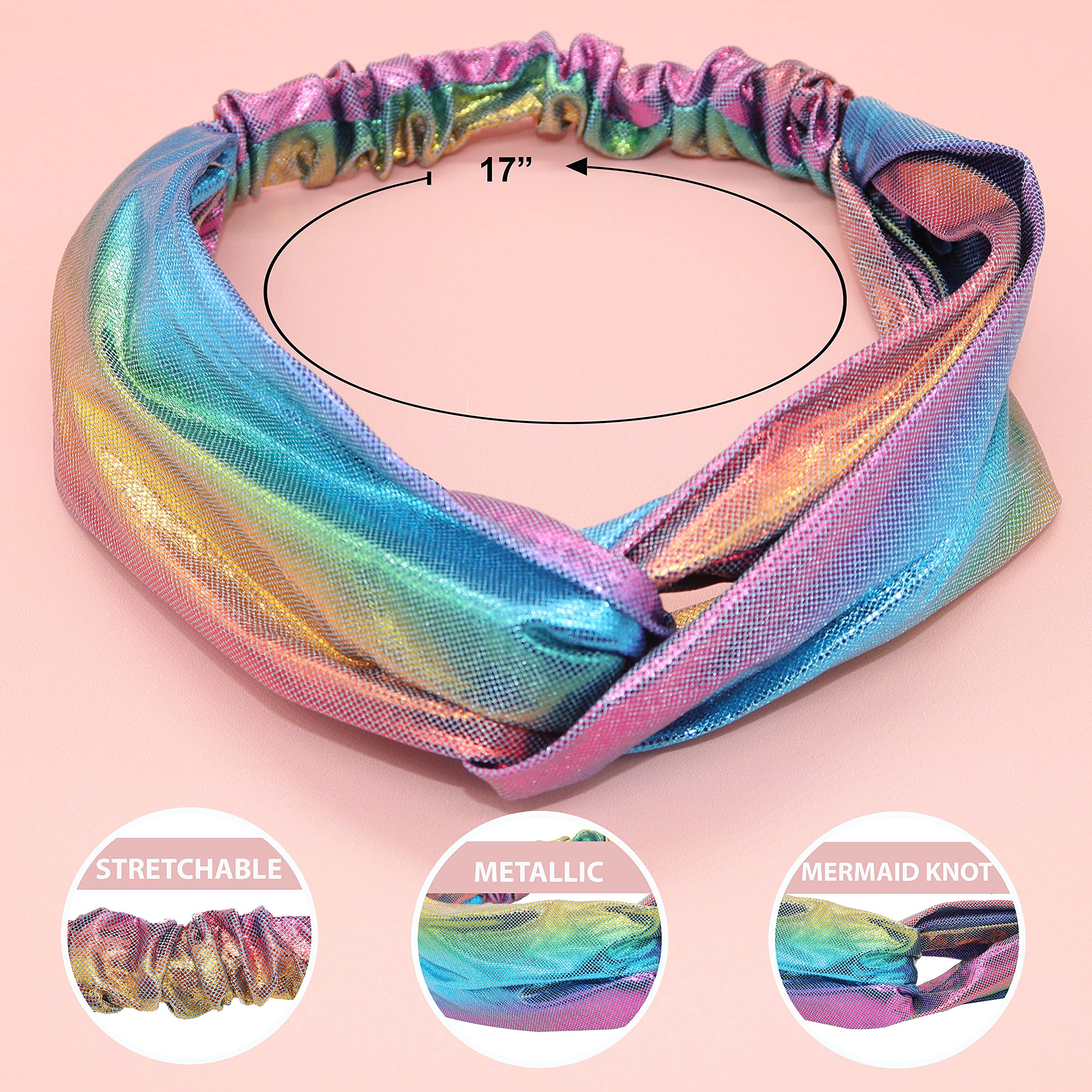 Diadema sirena para cabello de FROG SAC, perfecta para deportes.
