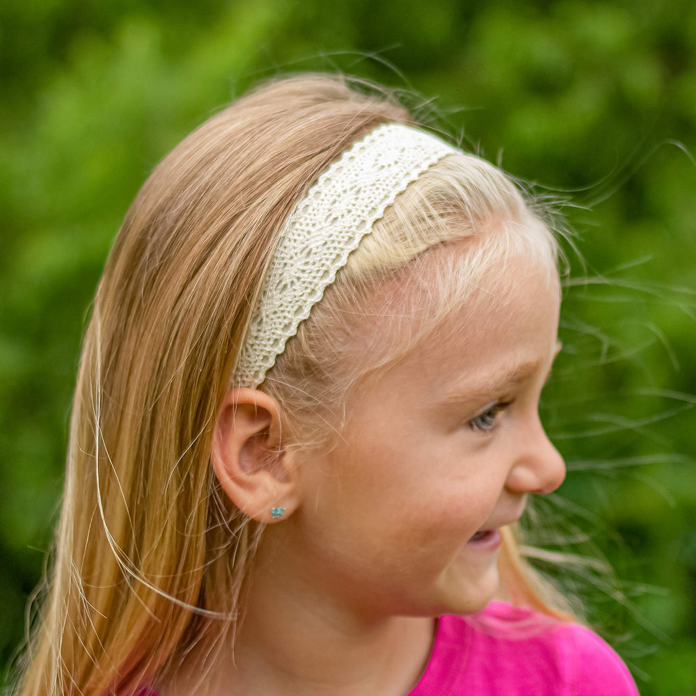 Diadema de encaje elástico de FROG SAC sin resbalón, ideal para deporte.