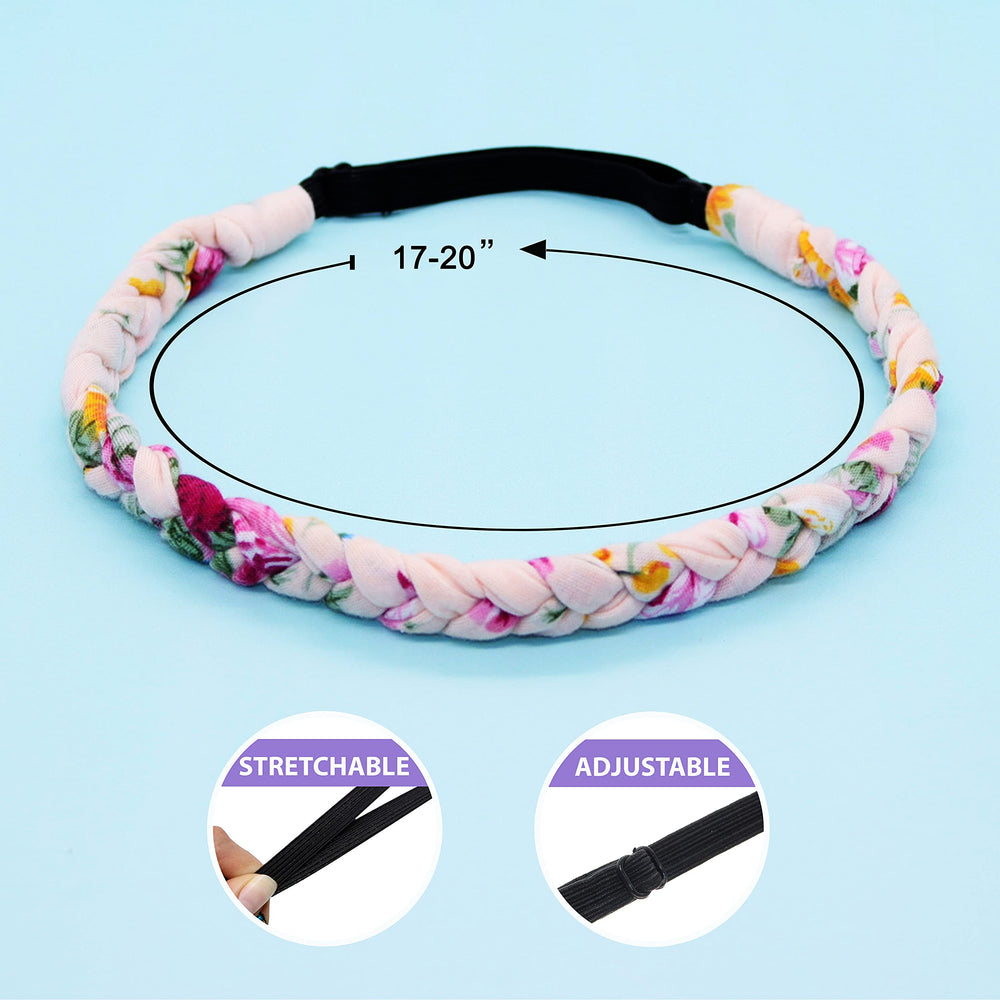 Diadema floral FROG SAC para actividades, mantiene el cabello recogido.