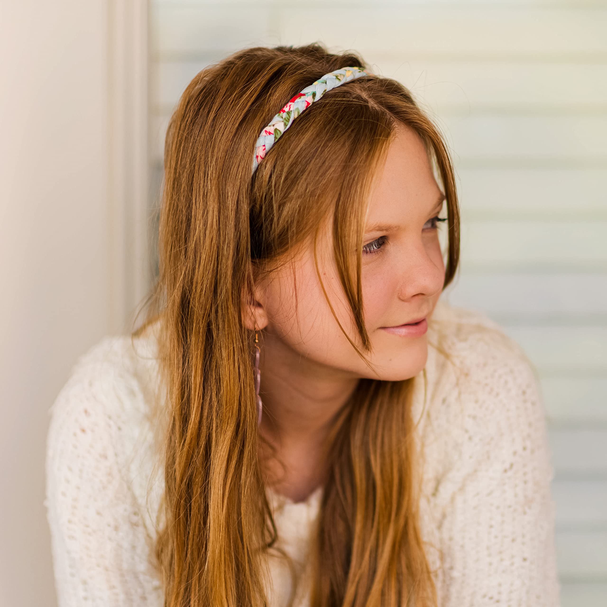 Diadema floral FROG SAC para yoga y deporte, evita distracciones.