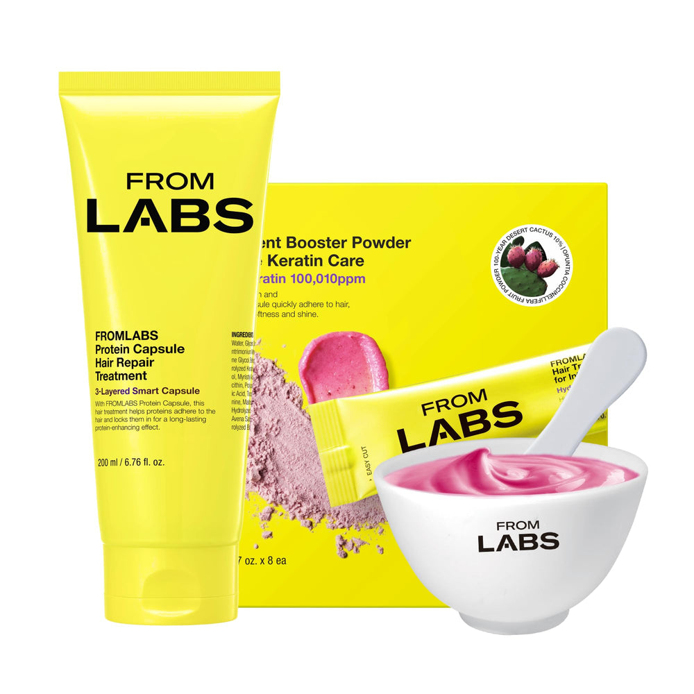 FROMLABS Hair Repair Duo bottle for quick detangling and shine.