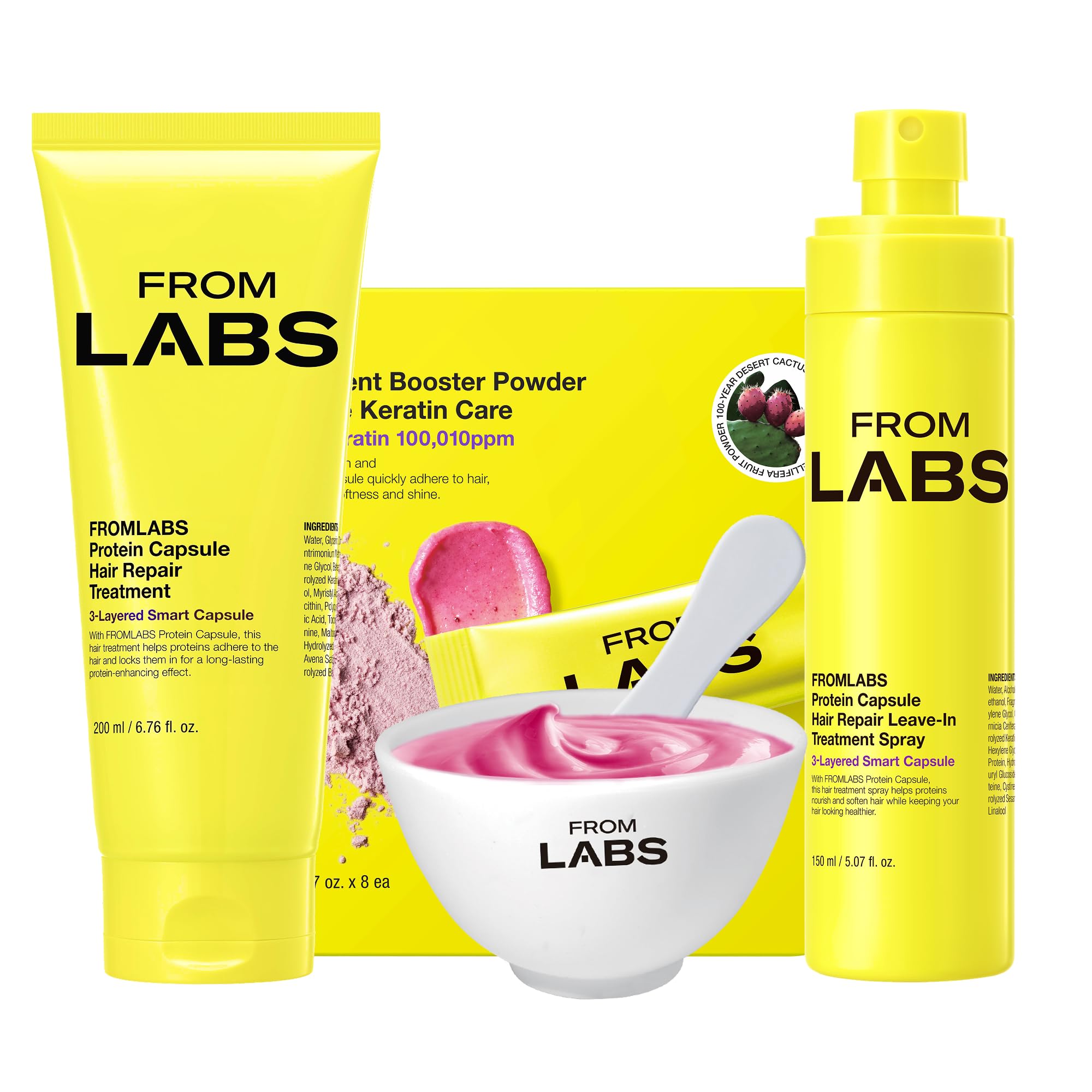 FromLabs Hair Repair Trio packaging shows premium kit for at-home hair care and routine planning