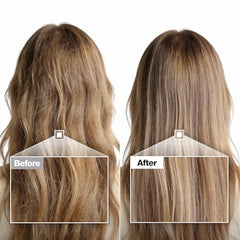 FromLabs keratin booster dispensing image demonstrates convenient powder release for quick treatments
