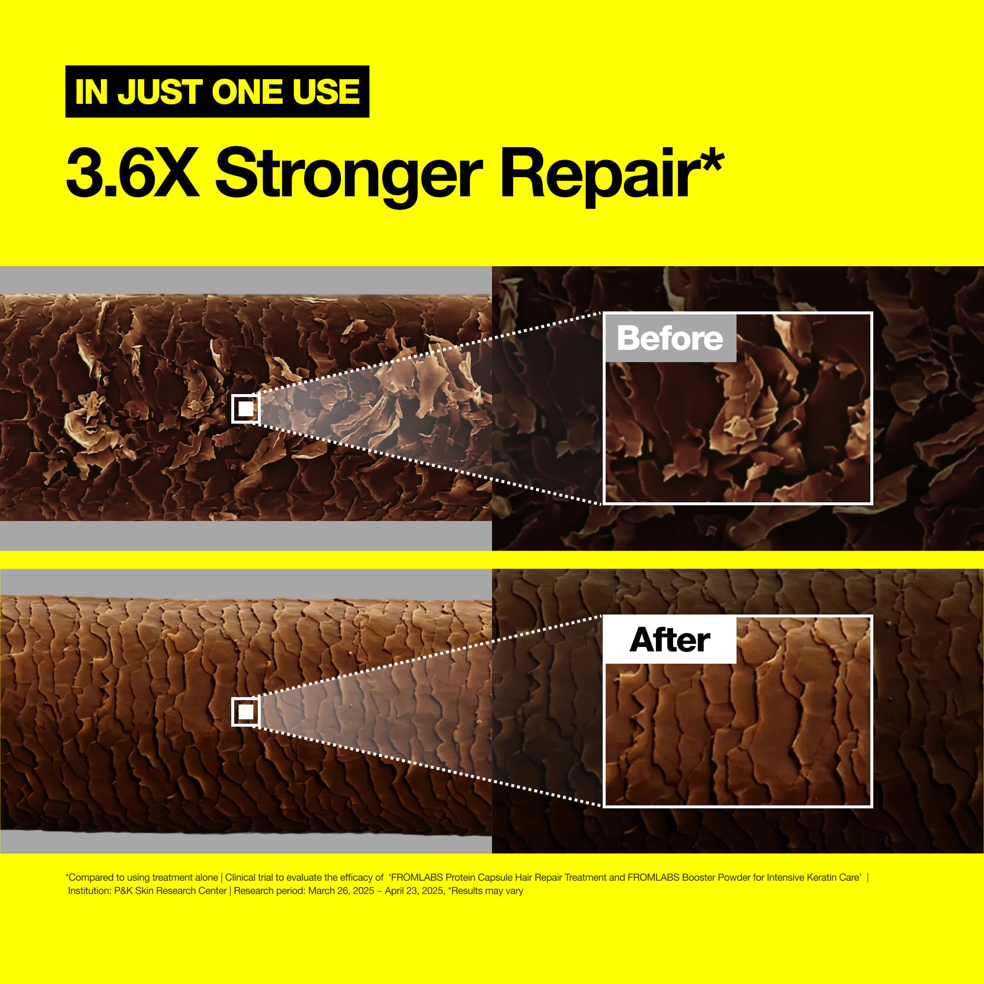 FromLabs leave-in spray application hint shows lightweight, non-greasy finish for everyday use
