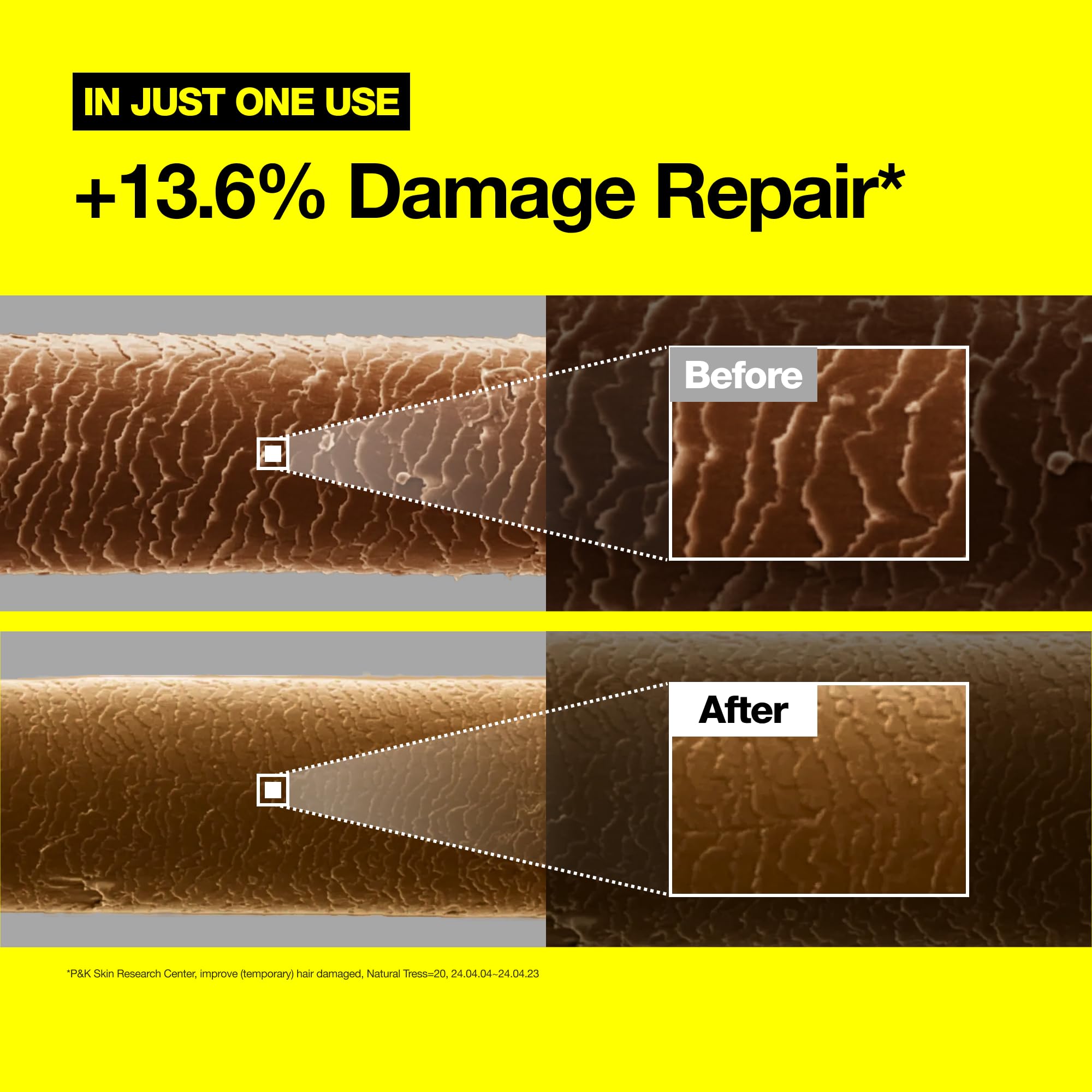 FromLabs Protein Capsule Hair Repair K-Beauty gloss reference suggests glossy, healthy-looking hair